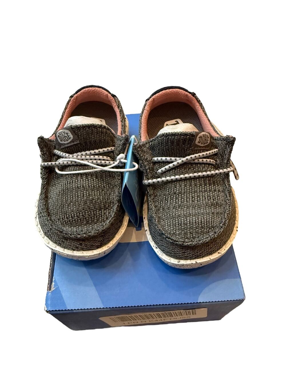 HeyDude Toddler Dark Navy Wally Funk Mono Everyday Slip-On Casual Shoe Size 5 K